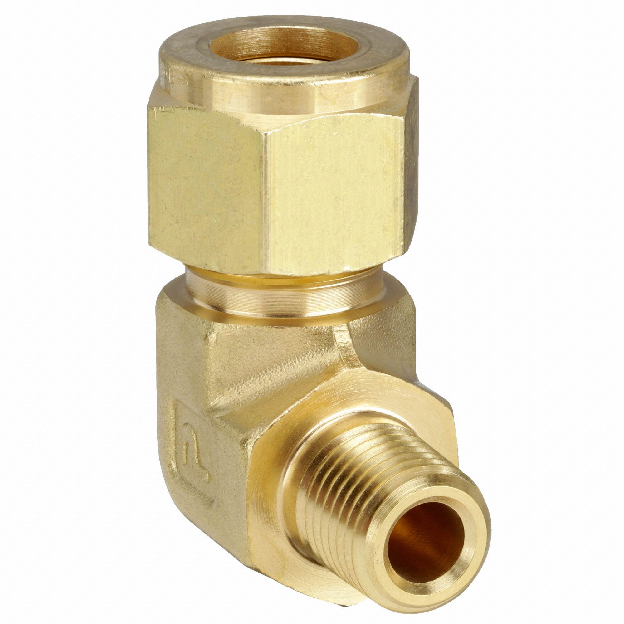 Parker Male Elbow Degrees Brass For In Tube Od In Pipe