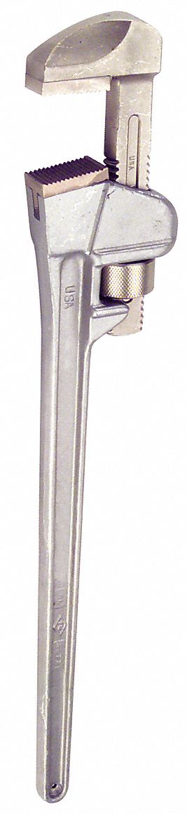 Pipe Wrench,Aluminum,10 in. L