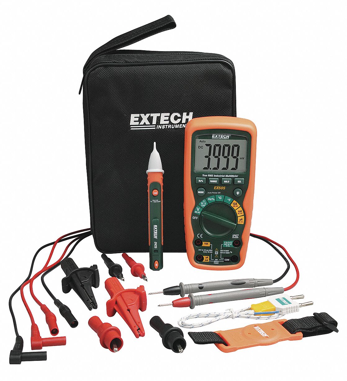 EXTECH Digital Multimeter Kit, Test Instrument Included Digital