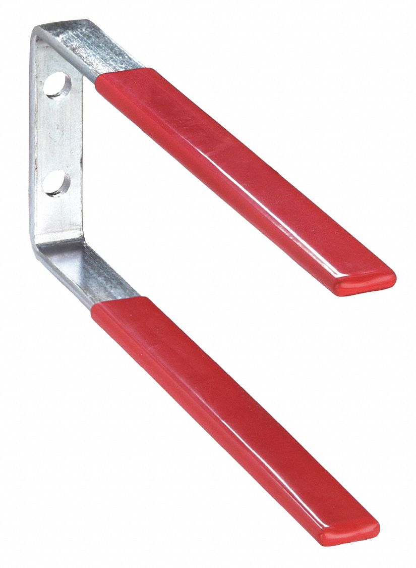 GRAINGER APPROVED Nail In Utility Hook, 2 Hook(s), Steel, 1 EA 4ERW2