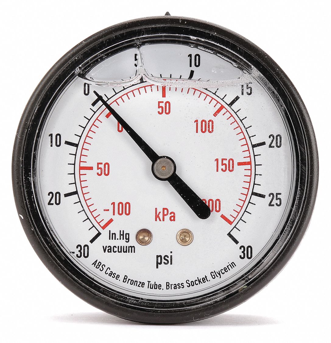 Grainger Approved Compound Gauge In Hg Vac To Psi Kpa Vac