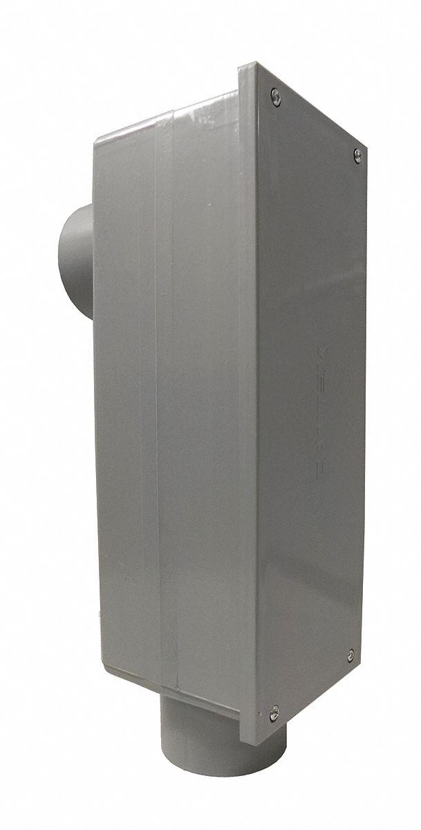 Cantex Conduit Outlet Body, PVC, LB Gray 5133663 5133663 - 1 Each