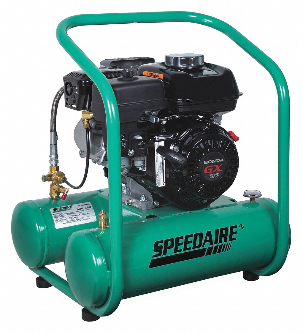 SPEEDAIRE 5 gal. 4.0 HP Carry Portable Gas Air Compressor 4GB424GB42