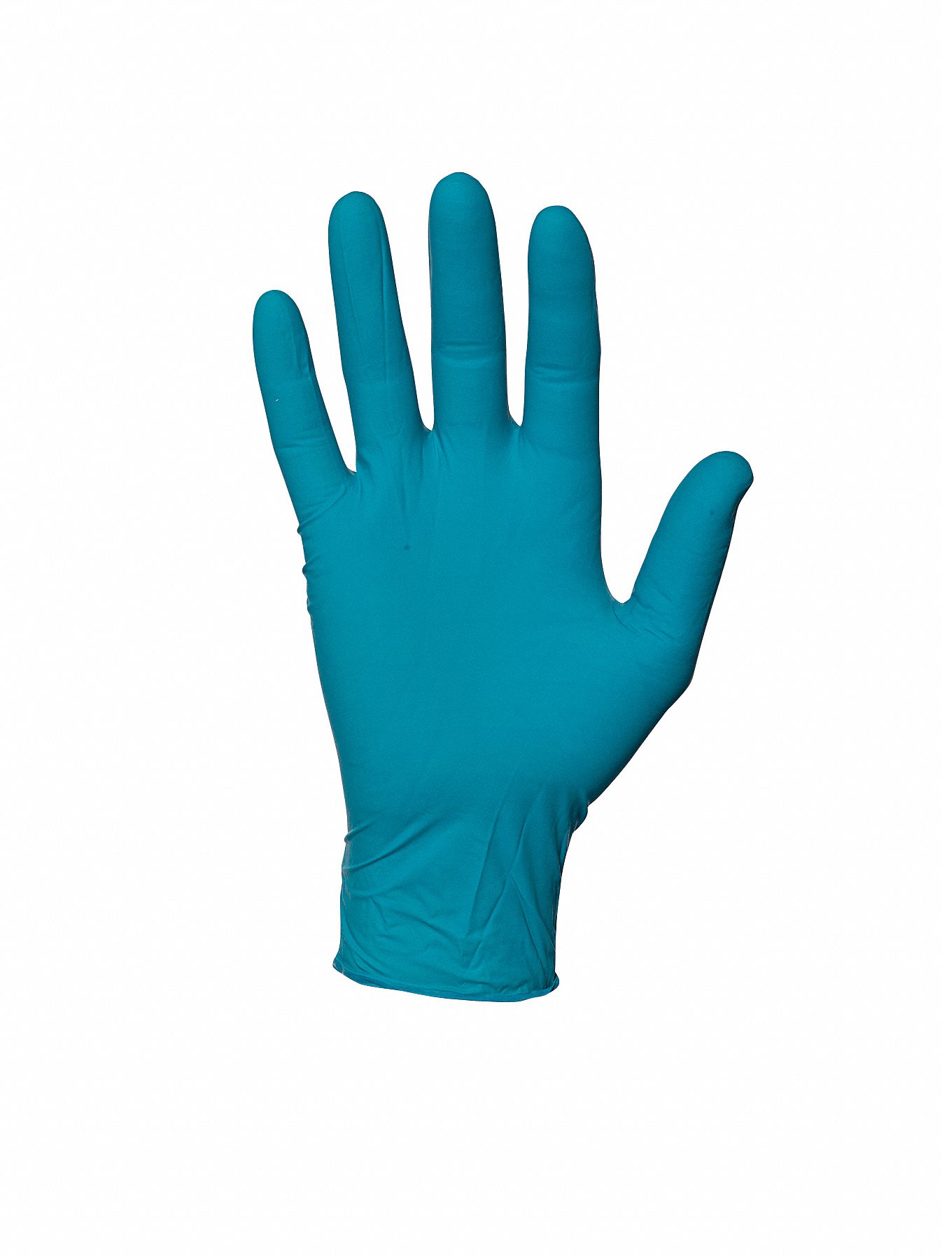 Disposable Gloves,Nitrile,L,Teal,PK100