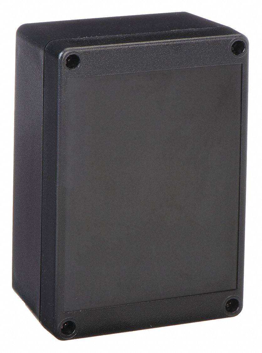 BOX ENCLOSURES Polycarbonate Enclosure, NEMA Rating 4X, 3.35" x 3.16