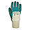 Coated Gloves,9/L,White/Green,PR
