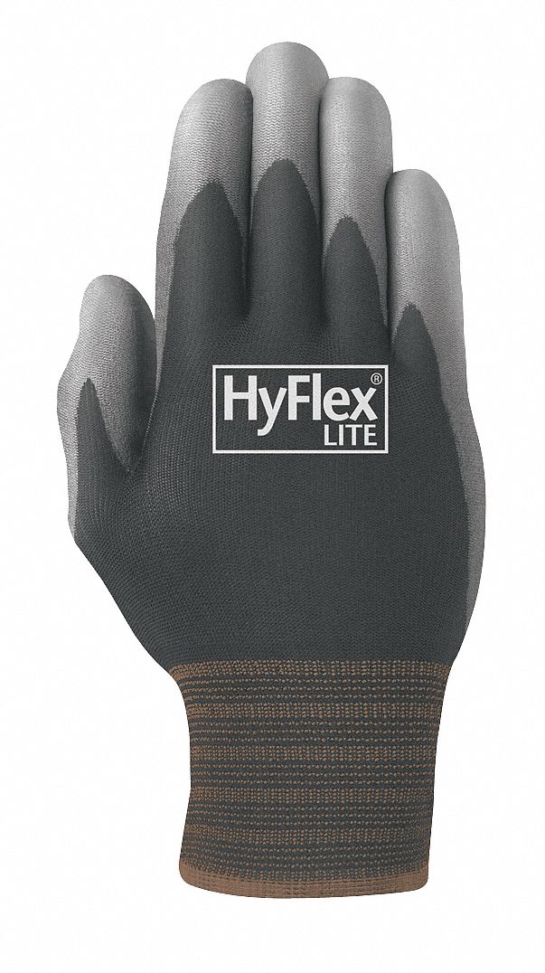Coated Gloves,10,Black/Gray,PR