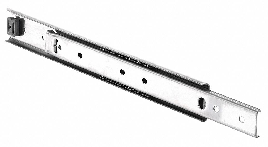 ACCURIDE Side or Hard Drawer Slide, Non Disconnect, Conventional