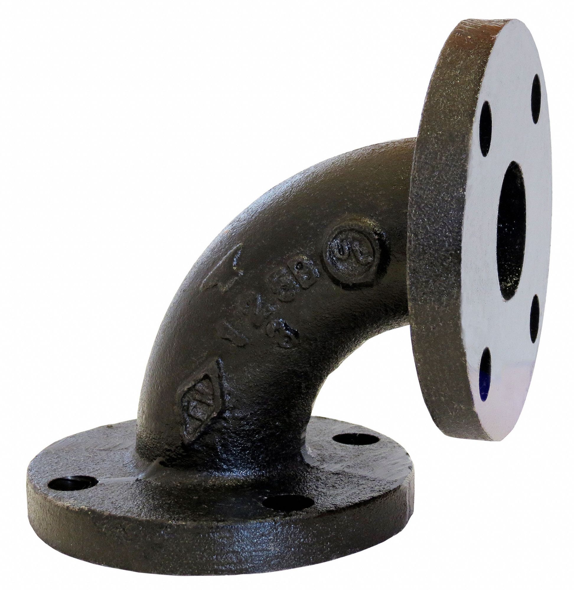 Anvil Elbow 90 Degrees Flanged 1 12 In Pipe Size Pipe Fitting 4kwc20306000209 Grainger 