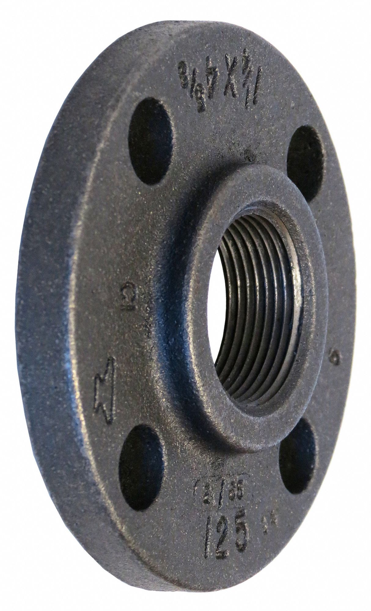 ANVIL Threaded Flange, Faced and Drilled, Flanged x FNPT, 3 in Pipe