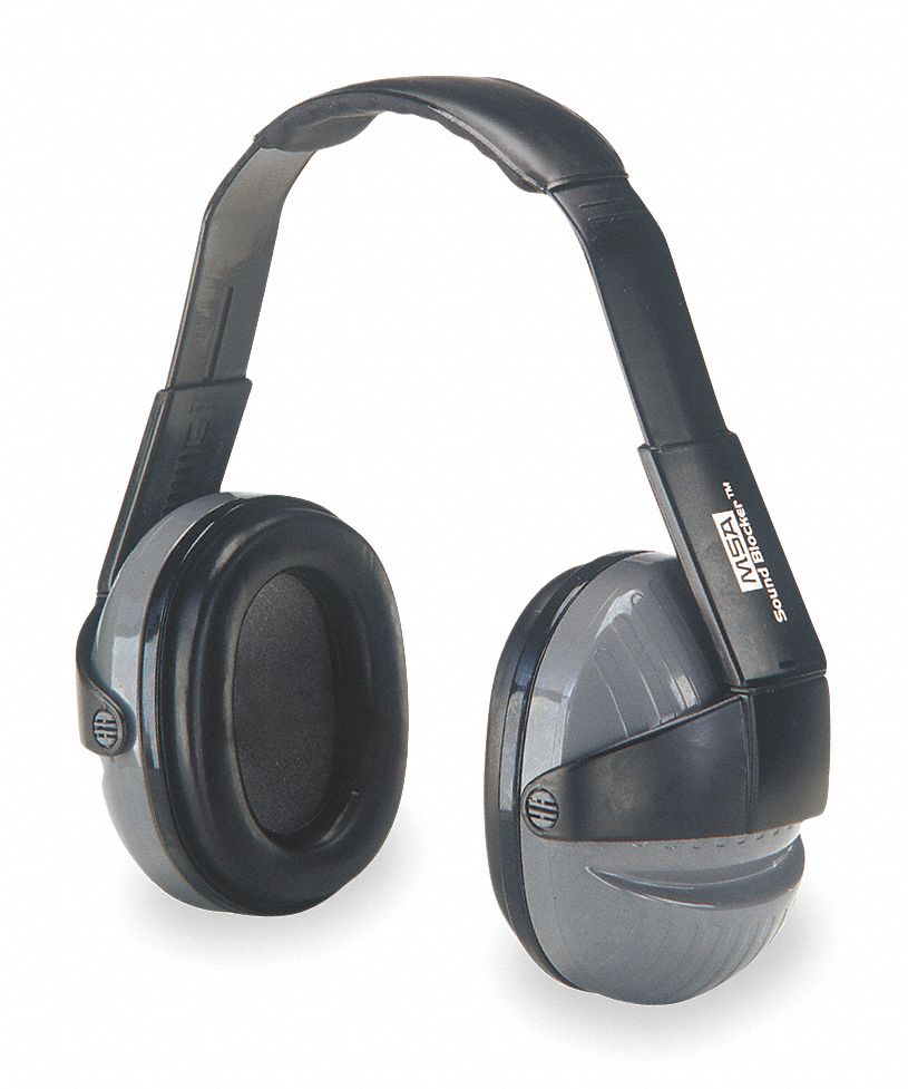 MSA OvertheHead Ear Muffs, 26dB Noise Reduction Rating NRR