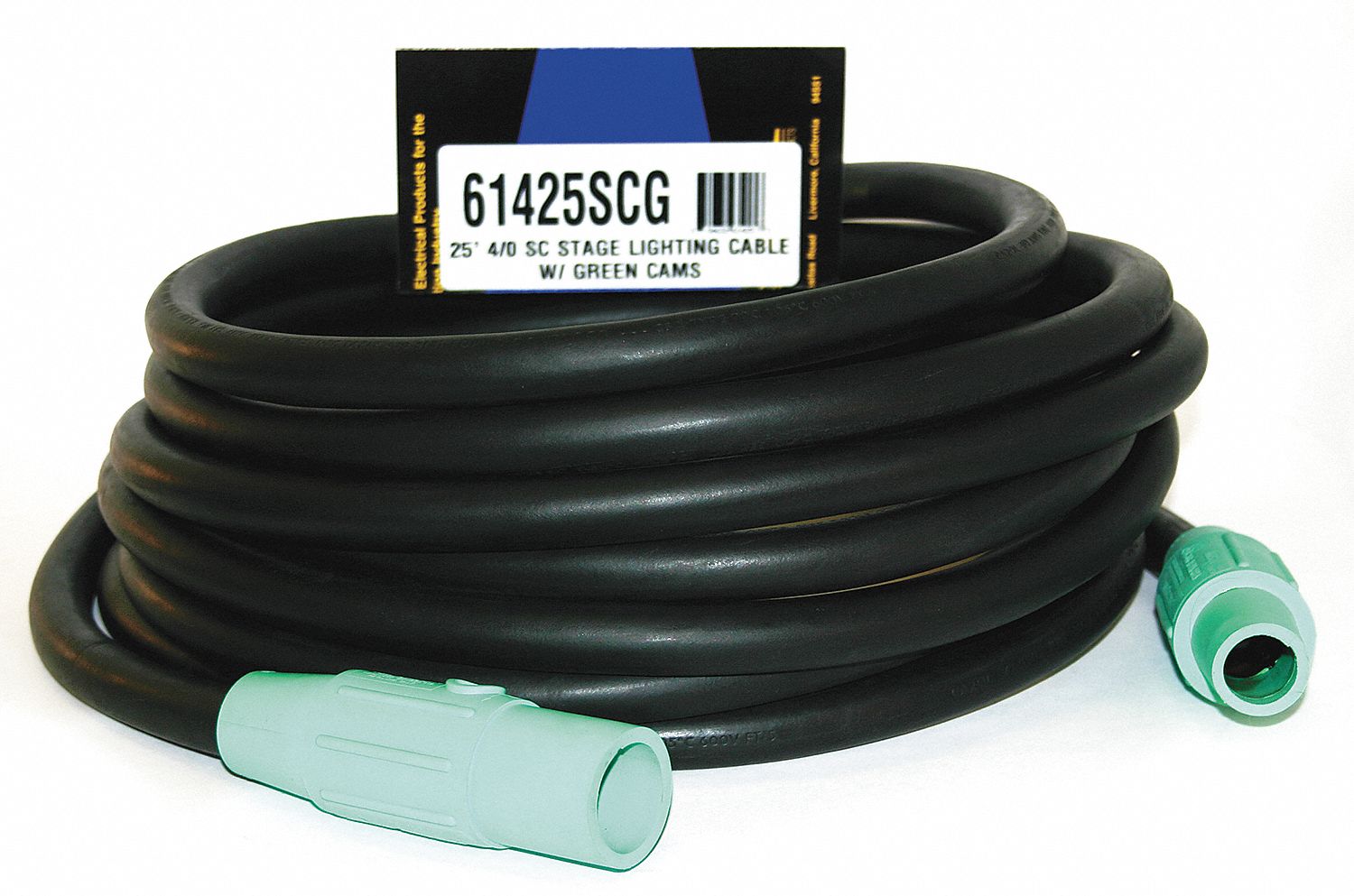 CEP Cam Lock Extension Cord, 400 A Max. Amps, 600V AC Voltage Rating