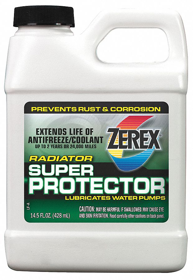 ZEREX 14.5 oz. Bottle Radiator Protector, Clear 4NPP6ZXC04 Grainger