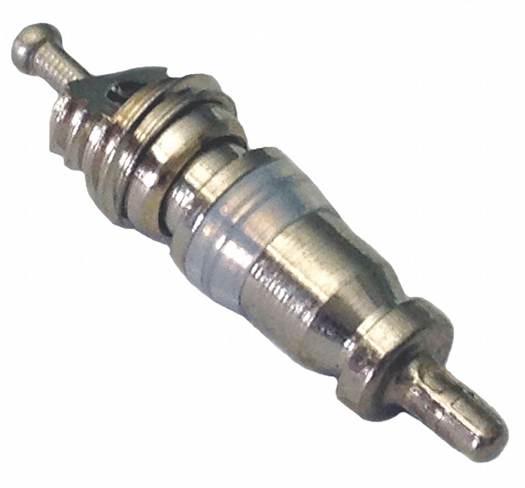 GRAINGER APPROVED 1/4 Valve Core, For Use With 1/4 Schrader Valve, PK