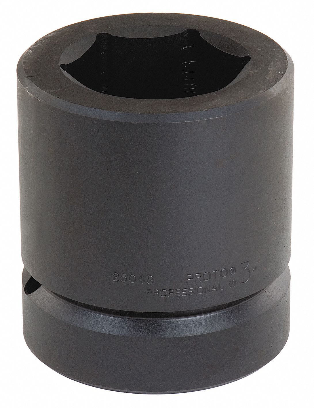 PROTO Impact Socket, Socket Size 3 1/8 in, Socket Shape 6Point, Drive Type Impact 4UHN5