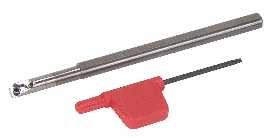 CARMEX Indexable Thread Turning Tool Holder, Right Hand, Triangular, 5/