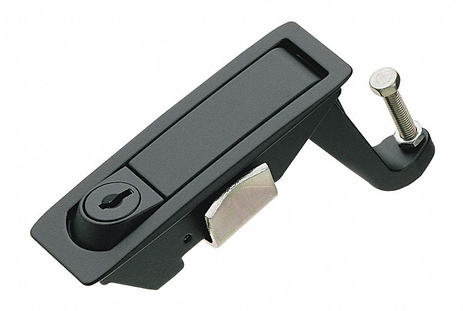 GRAINGER APPROVED Compression Latch,Keyed,Textured Chrome 4RRA54RRA5