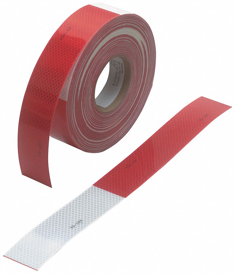 Premium Grade Reflective Tape 1 1 2 In Width 150 Ft Length Grainger