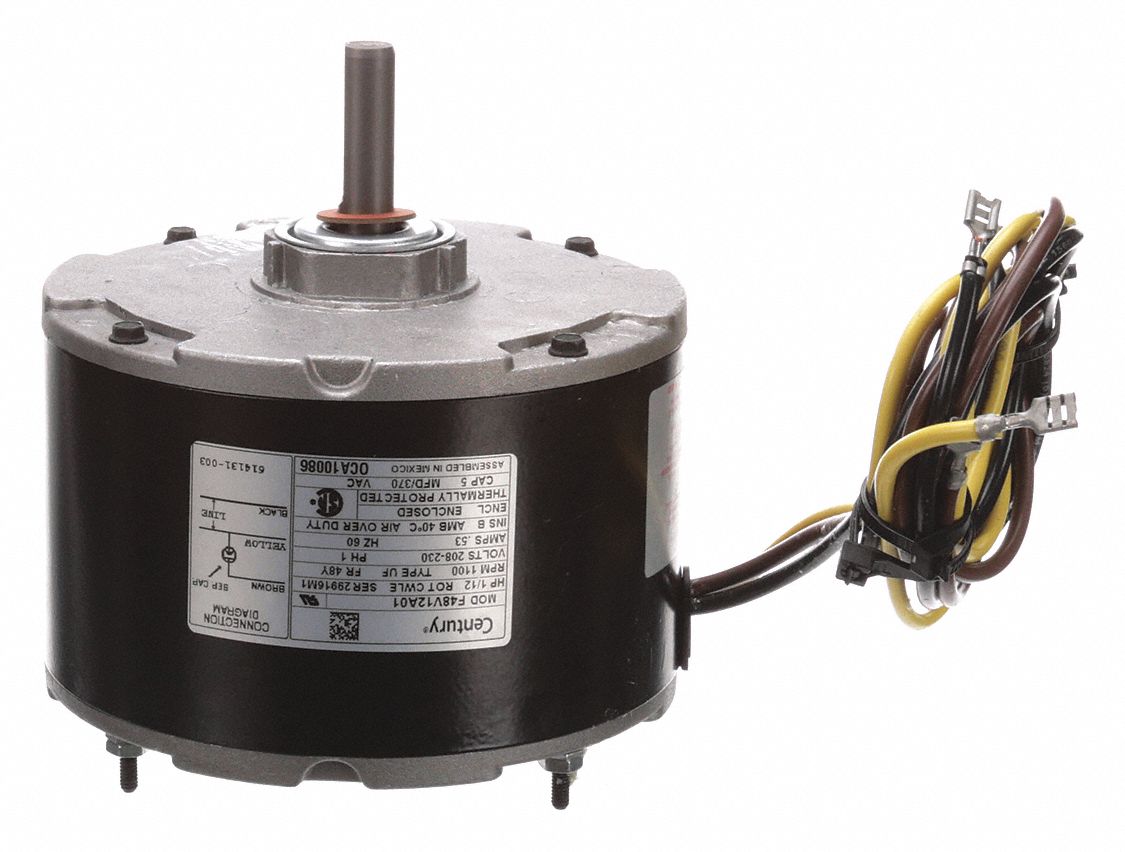 Century Carrier Bdp Oem Repl Hp Condenser Fan Motor Uy