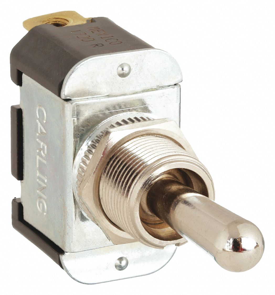 CARLING TECHNOLOGIES Toggle Switch, Number of Connections 3, Switch