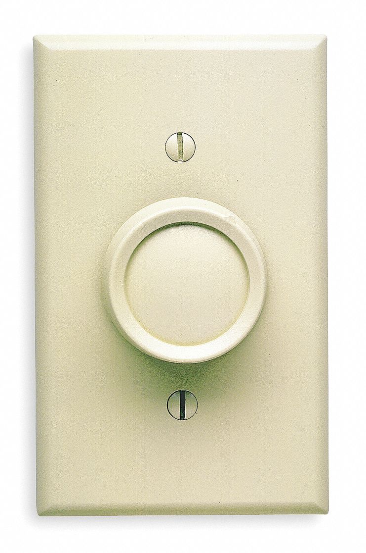 LUTRON Rotary Lighting Dimmer, Halogen, Incandescent Lighting