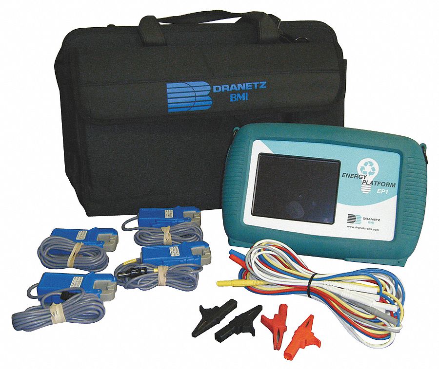 Power Analyzer/Datalogger, 1 to 100A 4YNN6DBEP5504 Grainger