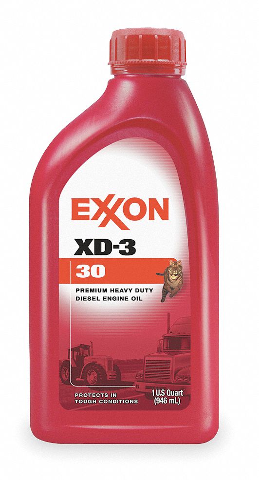 EXXONMOBIL Motor Oil, 1 qt. 4ZF20EXXON XD3 98938D Grainger