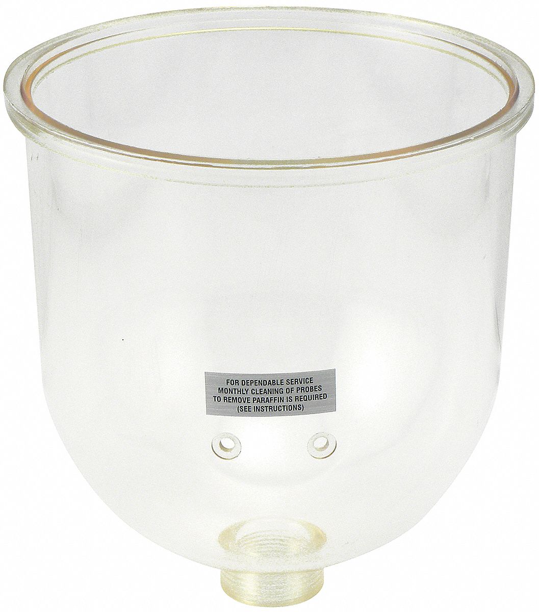 BALDWIN FILTERS Bowl, Clear 4ZJA120021HBP Grainger