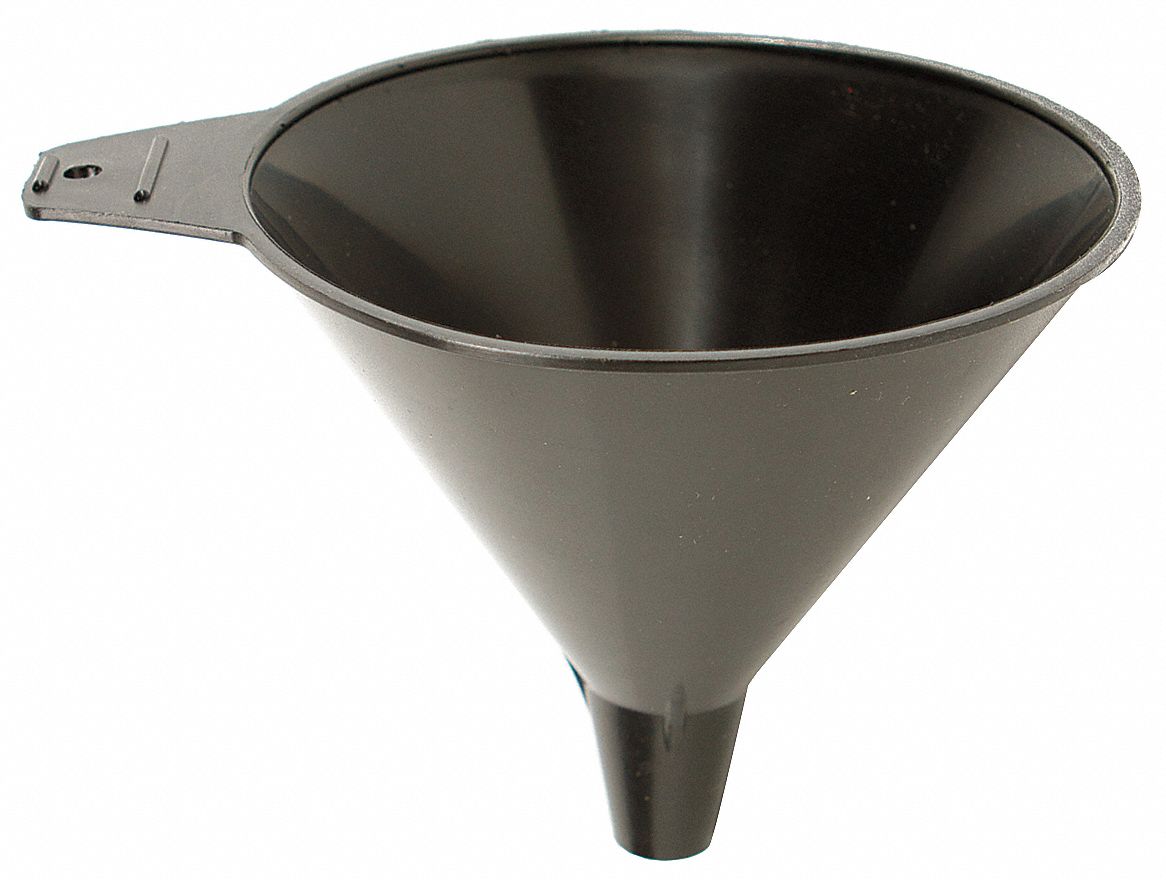 FUNNEL KING Funnel, Polyethylene, 1 pt Total Capacity, 4 1/2 in Height