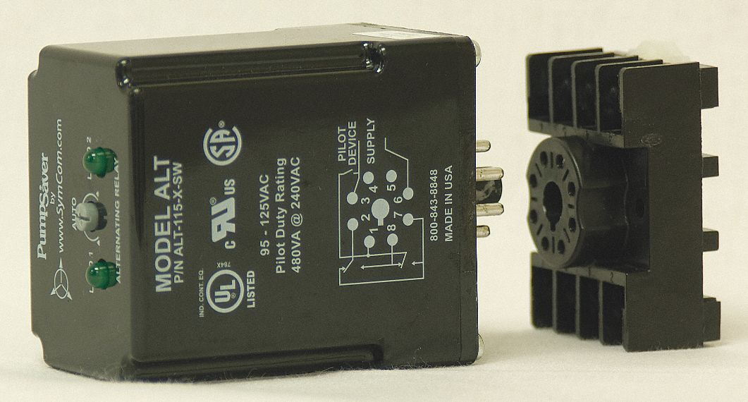 GE Relay Socket, Standard, Octal, Number of Pins Relay 8, DPDT