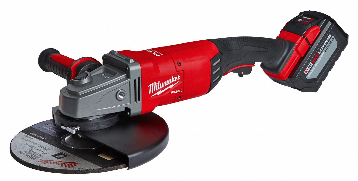 MILWAUKEE 9 In M18 FUEL Cordless Angle Grinder Kit 18 0 V Voltage