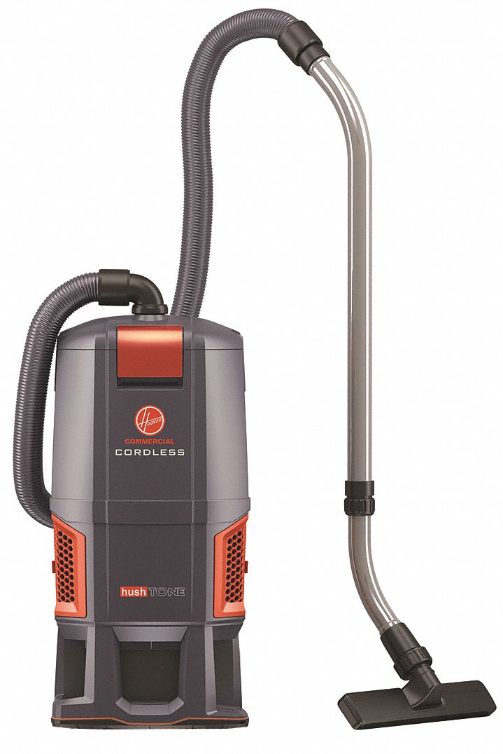 HOOVER COMMERCIAL 1-1/2 gal. Backpack Vacuum, 94 cfm, 1.6, 10 Amps, HEPA Filter Type - 52AT96 ...