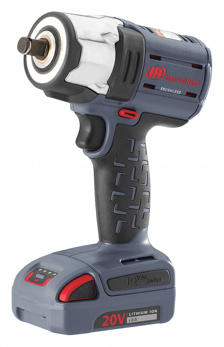 INGERSOLL RAND 1/2" Cordless Impact Wrench, 20.0 Voltage, 365 ft.lb