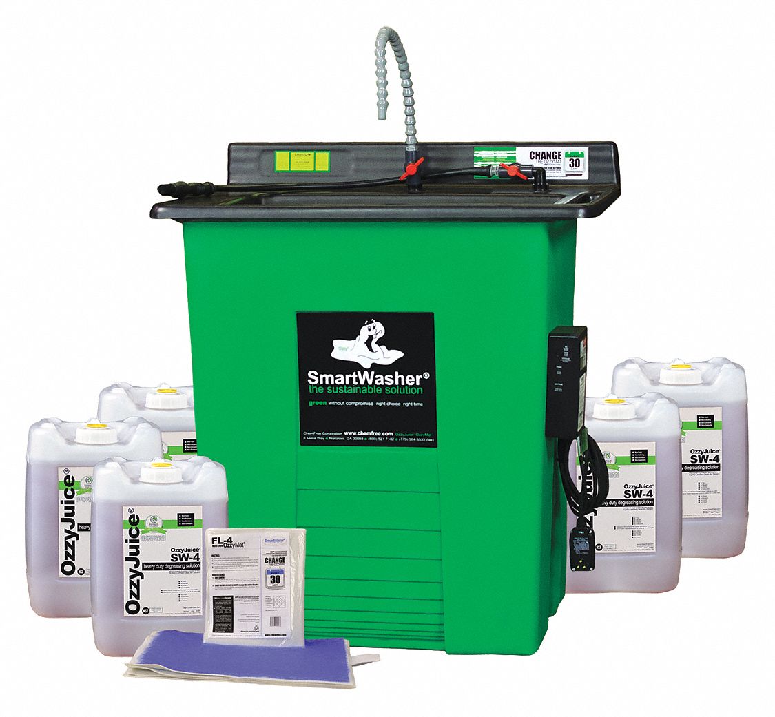 SMARTWASHER Signature Parts Washer Kit, 25 gal. 52GZ8214751 Grainger