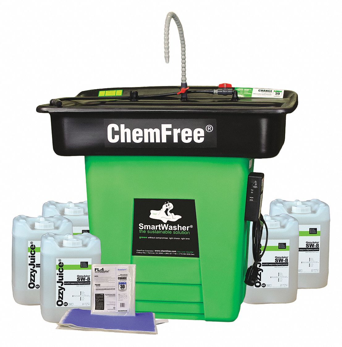 SMARTWASHER Parts Washer Kit, 25 gal. 52GZ9714760 Grainger