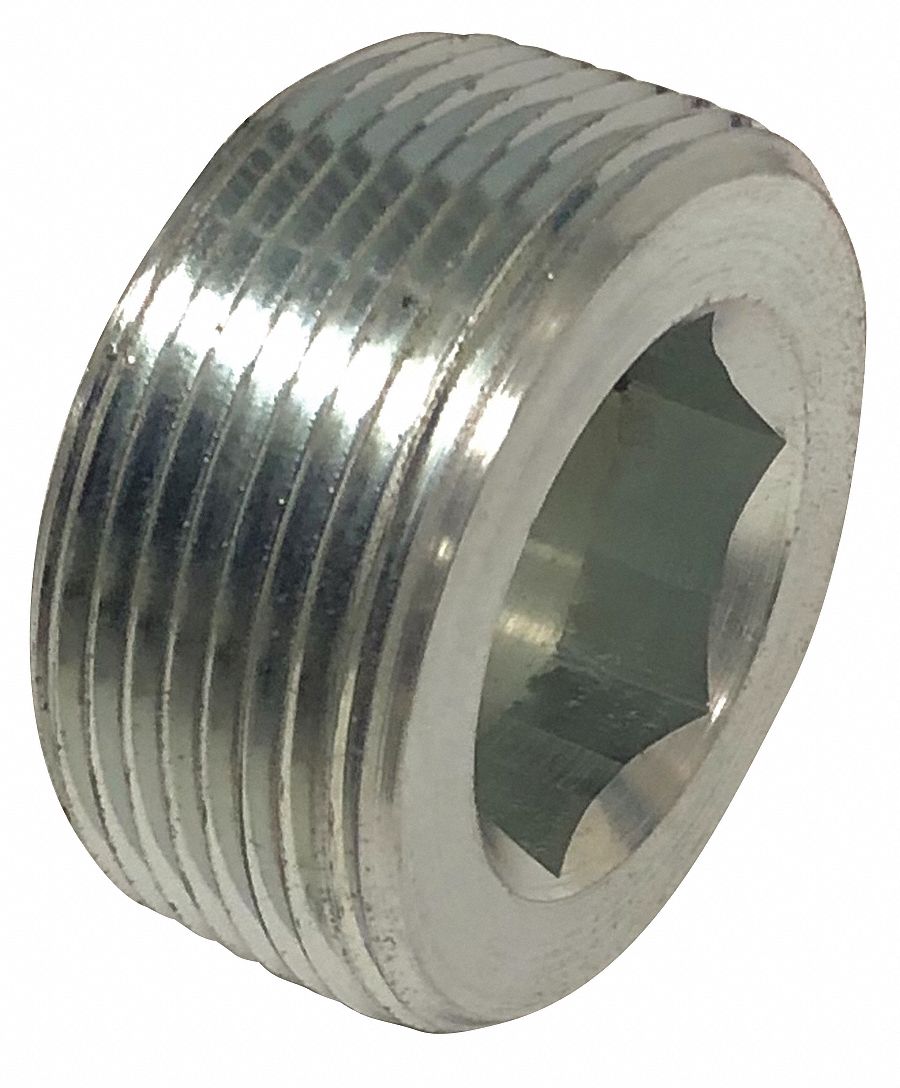 parker-hydraulic-hose-plug-stainless-steel-fitting-connection-type
