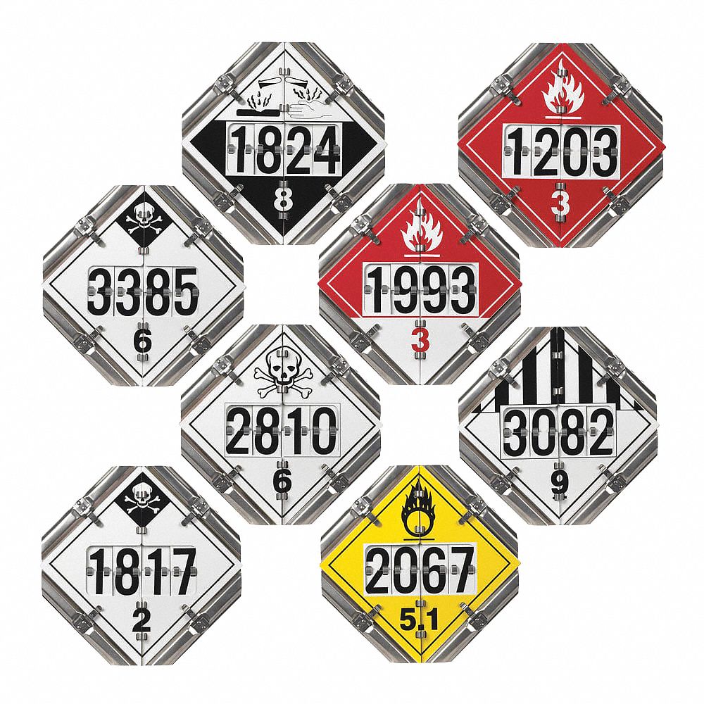 Various Dot Classes In Label Wd Dot Container Placard Vp