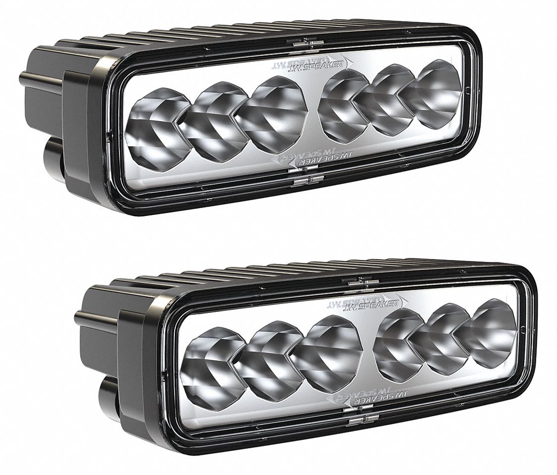 J.W. SPEAKER Rectangular Fog Light, Length 6" X Width 1.89" X Height