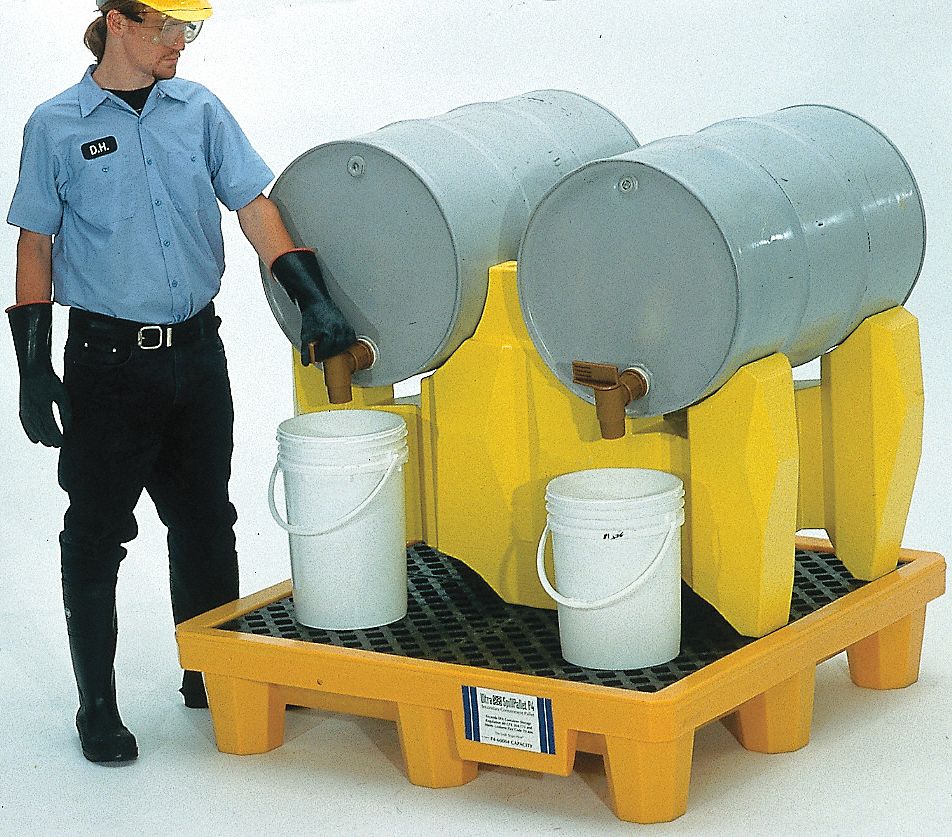 ULTRATECH Drum Dispensing and Containment System, 66 gal Spill Capacity