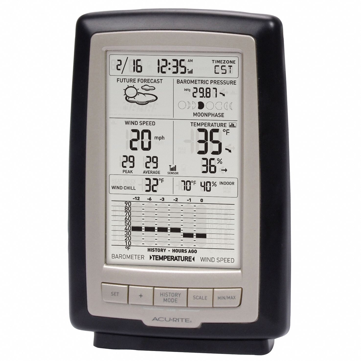 ACURITE Wireless Weather Station 40 To 158 Temp Range F 53DP79