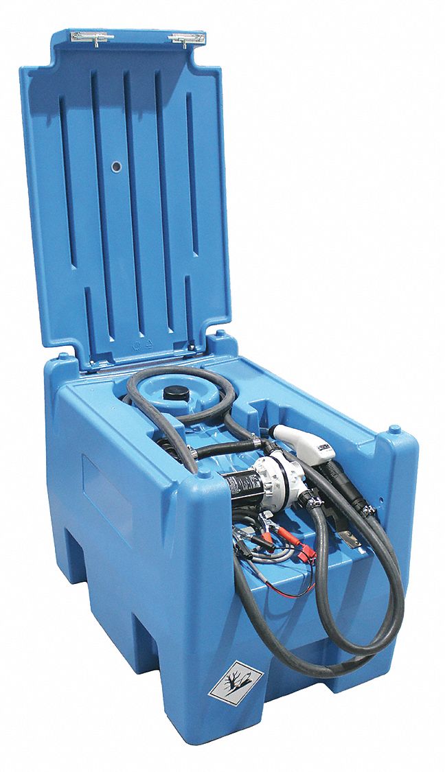 PIUSI Portable DEF Pump System,50 gal. Tank 53DR98F00102000 Grainger