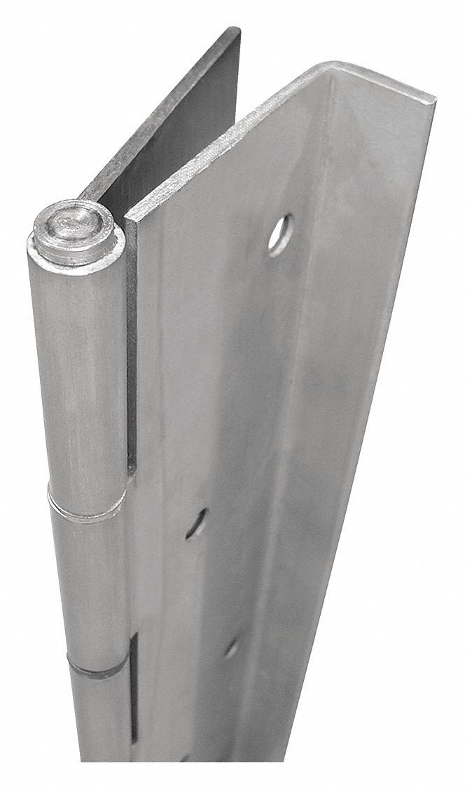 STANLEY 270 ° Continuous Barrel Hinges With Holes, Satin Stainless