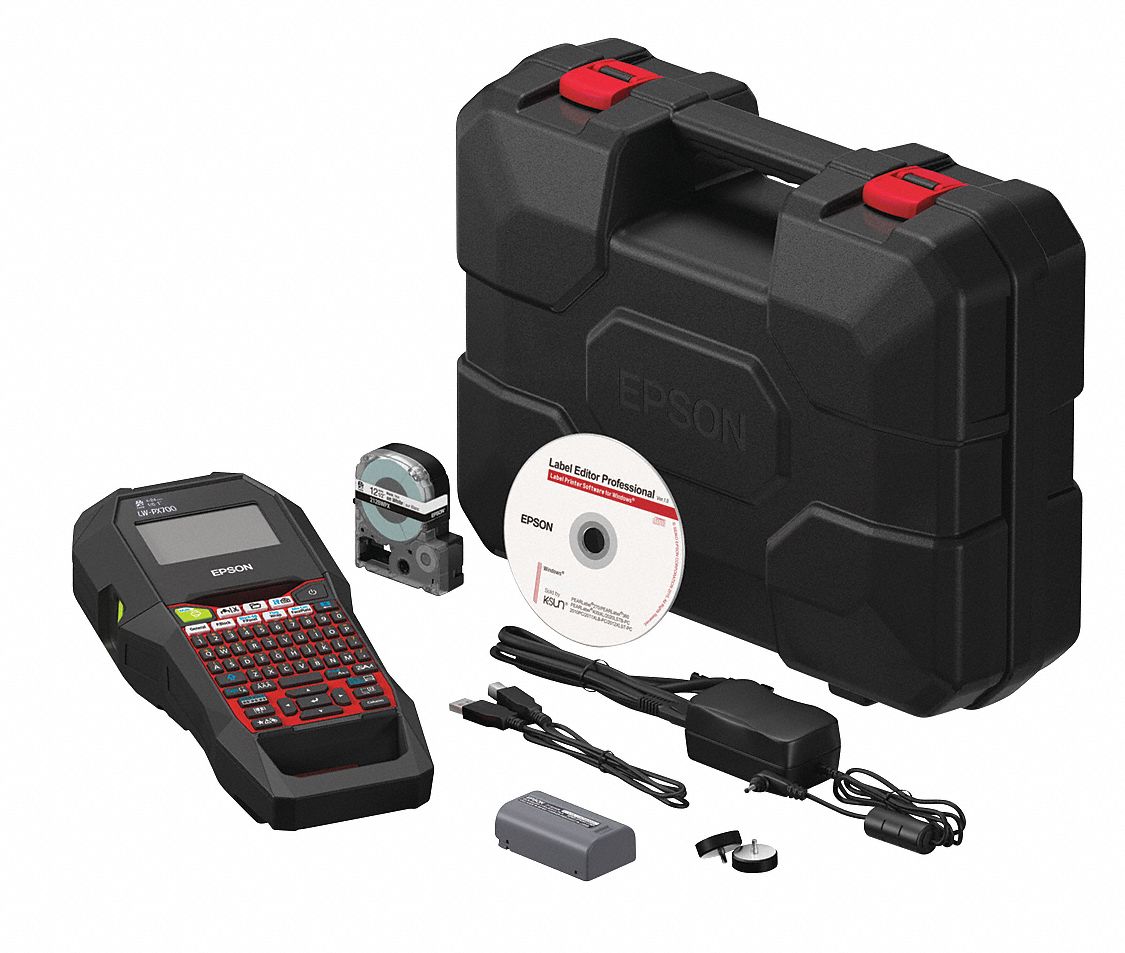 EPSON Portable/PC Label Printer, LABELWORKS PX 53RK09LWPX700PCD Grainger