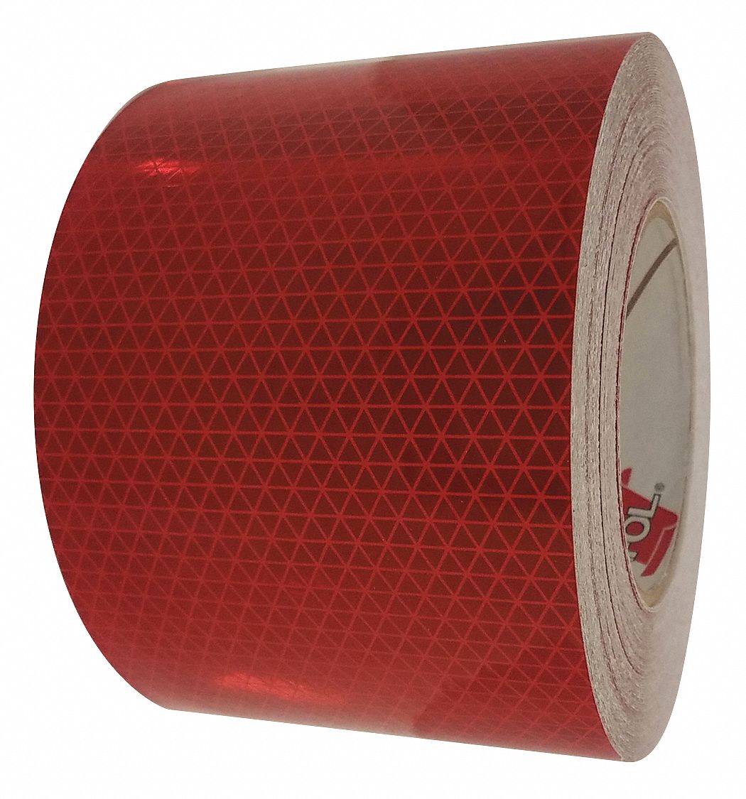 ORALITE Reflective Tape, 3" Width, 150 ft. Length, Emergency Vehicle