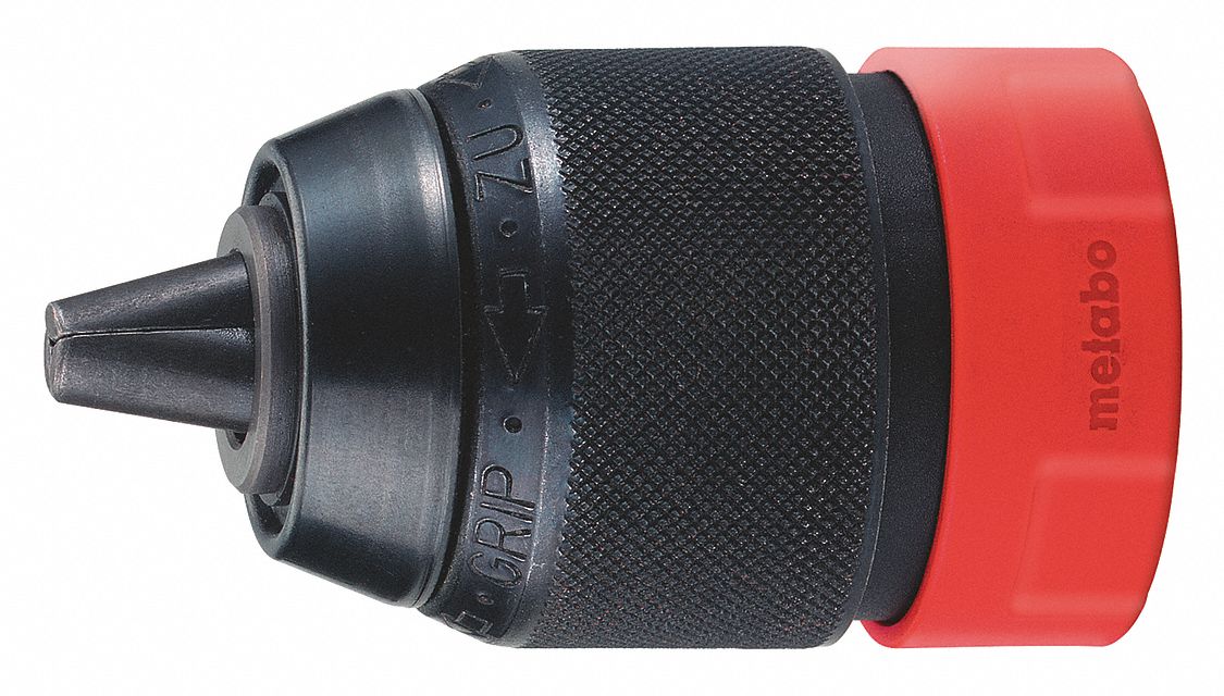 METABO Keyless Quick Change Drill Chuck, 0.059" to 0.500" Capacity, 1/4