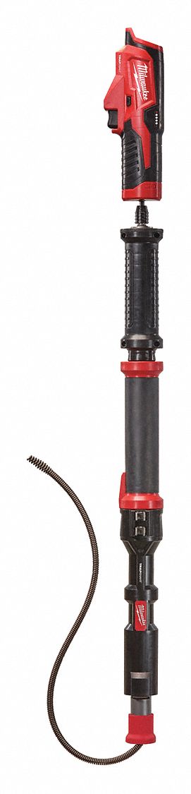 MILWAUKEE Urinal Auger 3 8 Cable Size 12V 54DM17 2574 20 Grainger