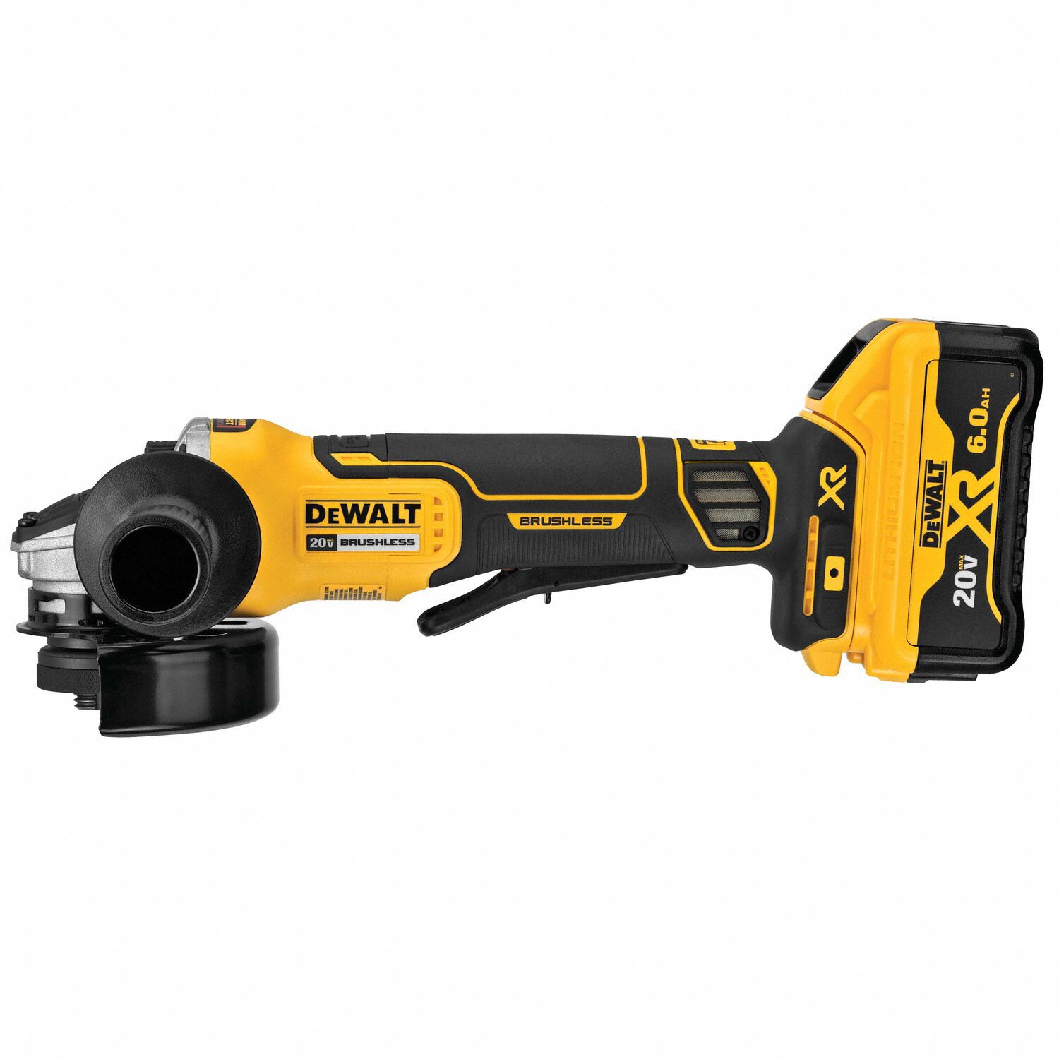 DEWALT Angle Grinder Kit 4 1 2 In Wheel Dia Paddle With Lock On