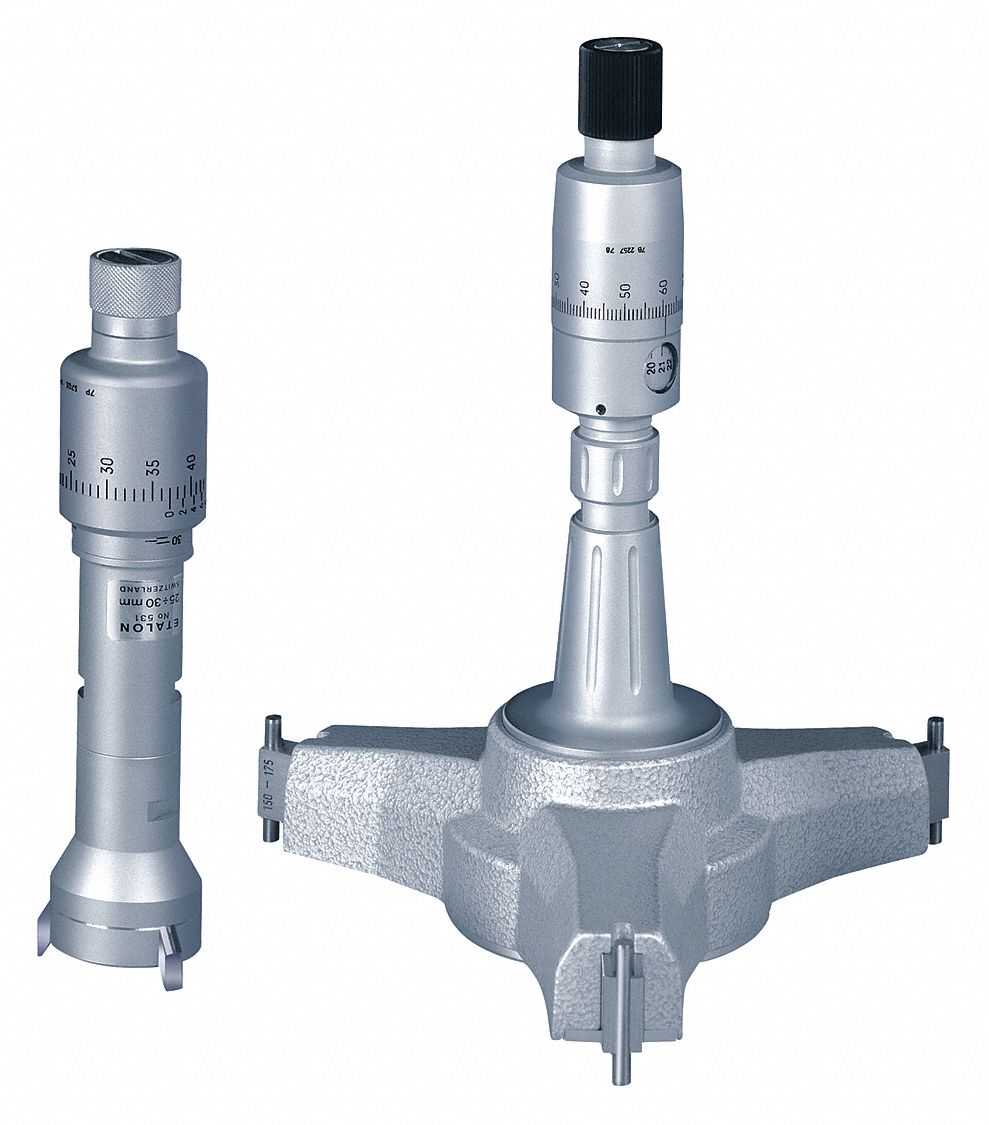 TESA BROWN & SHARPE Mechanical 3Point Inside Micrometer Set, Inside