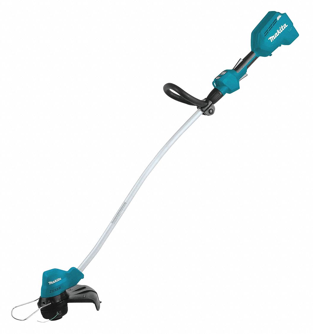 MAKITA Cordless String Trimmer, Battery Fuel Type, 113/4 in Cutting