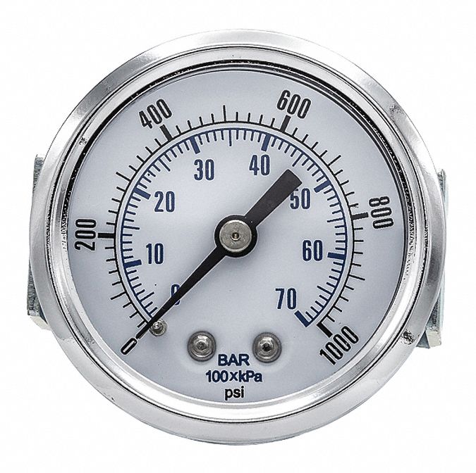 Pic Gauges Pressure Gauge To Psi Range In Mnpt